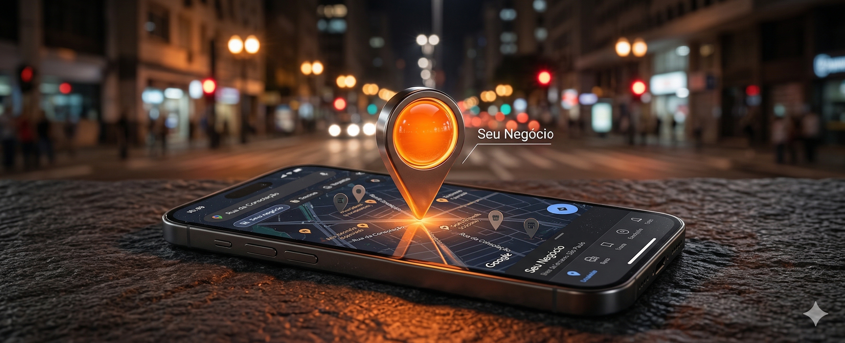 Visível onde o cliente procura