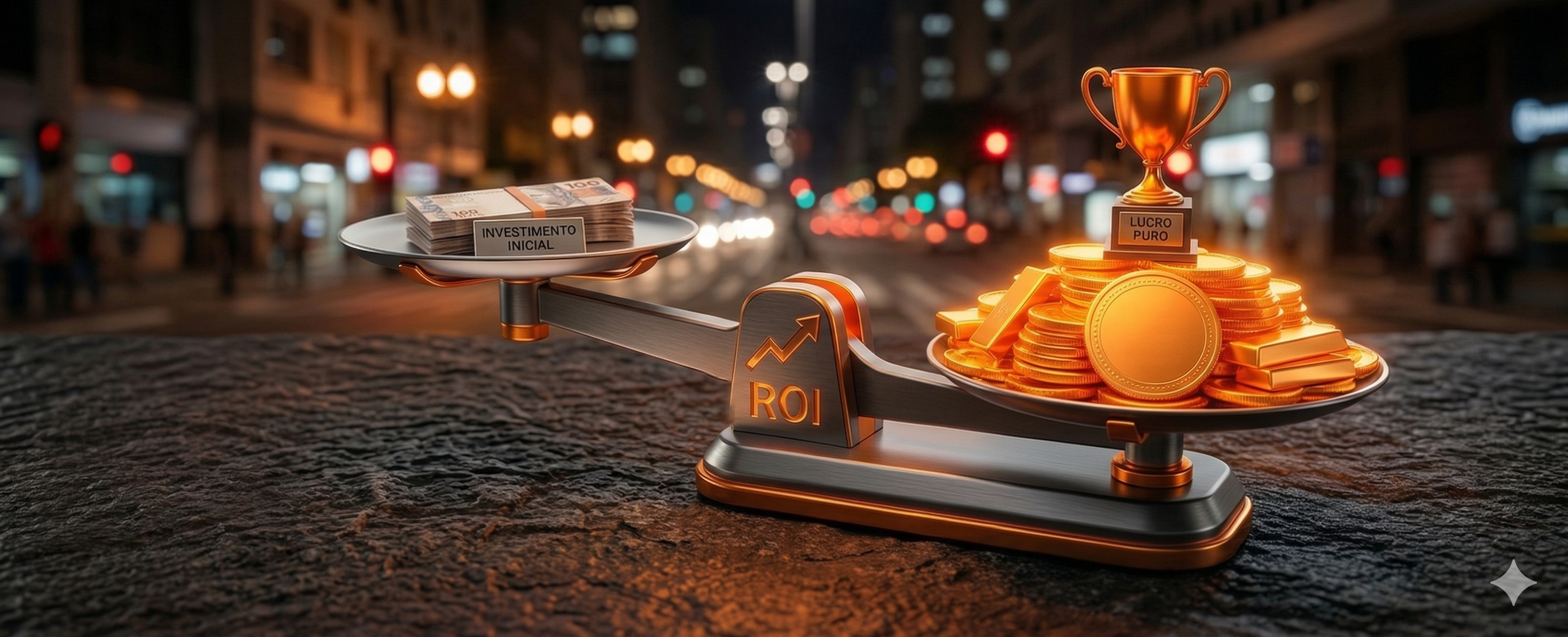 ROI rápido e calculável